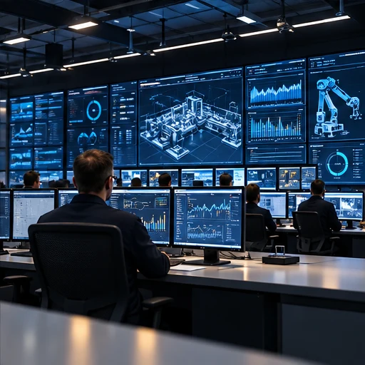 Zespół przy stanowiskach monitorowania systemów IT